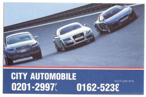 Visitenkartenwerbung 2