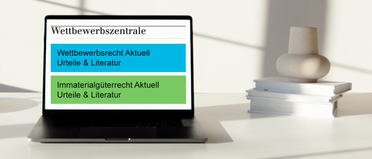 Kombipaket Immaterialgüterrecht Aktuell + Wettbewerbsrecht Aktuell (monatl. Abos WA + IA)