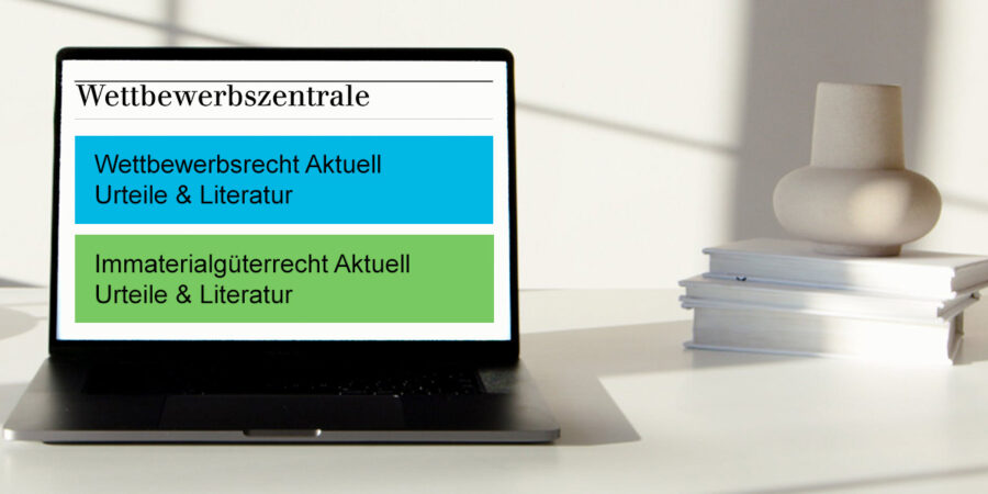 Kombipaket Immaterialgüterrecht Aktuell + Wettbewerbsrecht Aktuell (monatl. Abos WA + IA)